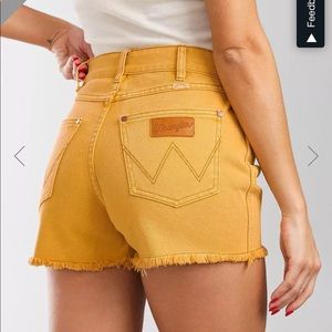 Billabong x Wrangler High Rise shorts